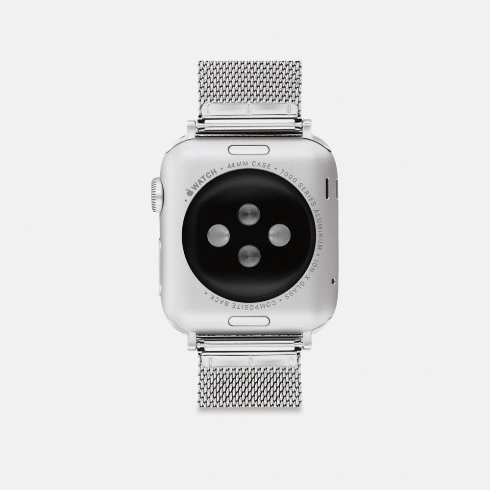 COACH®,APPLE WATCH® ストラップ・42MM/44MM,腕時計,ｽﾃﾝﾚｽ ｽﾃｨｰﾙ