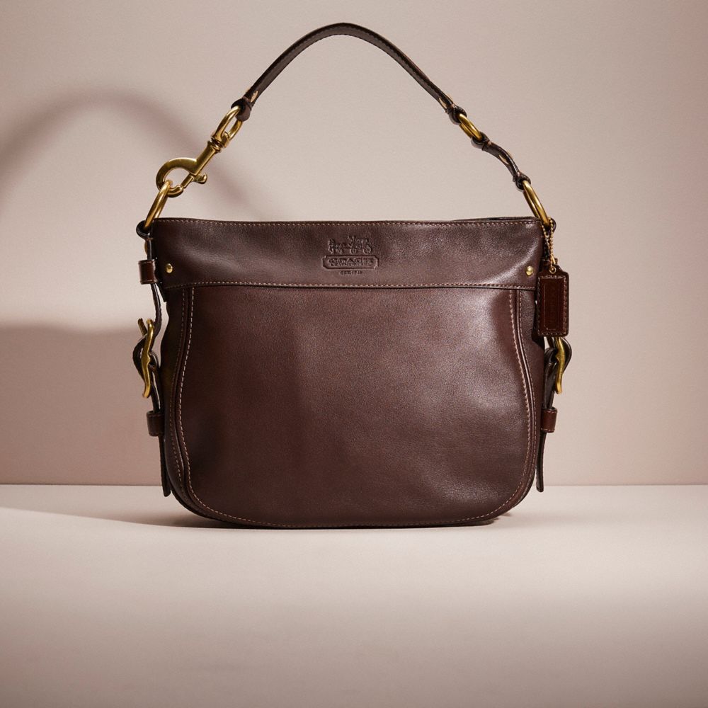 Coach Zoe Hobo Bag Vintage Coach Brown Genuine Leather 