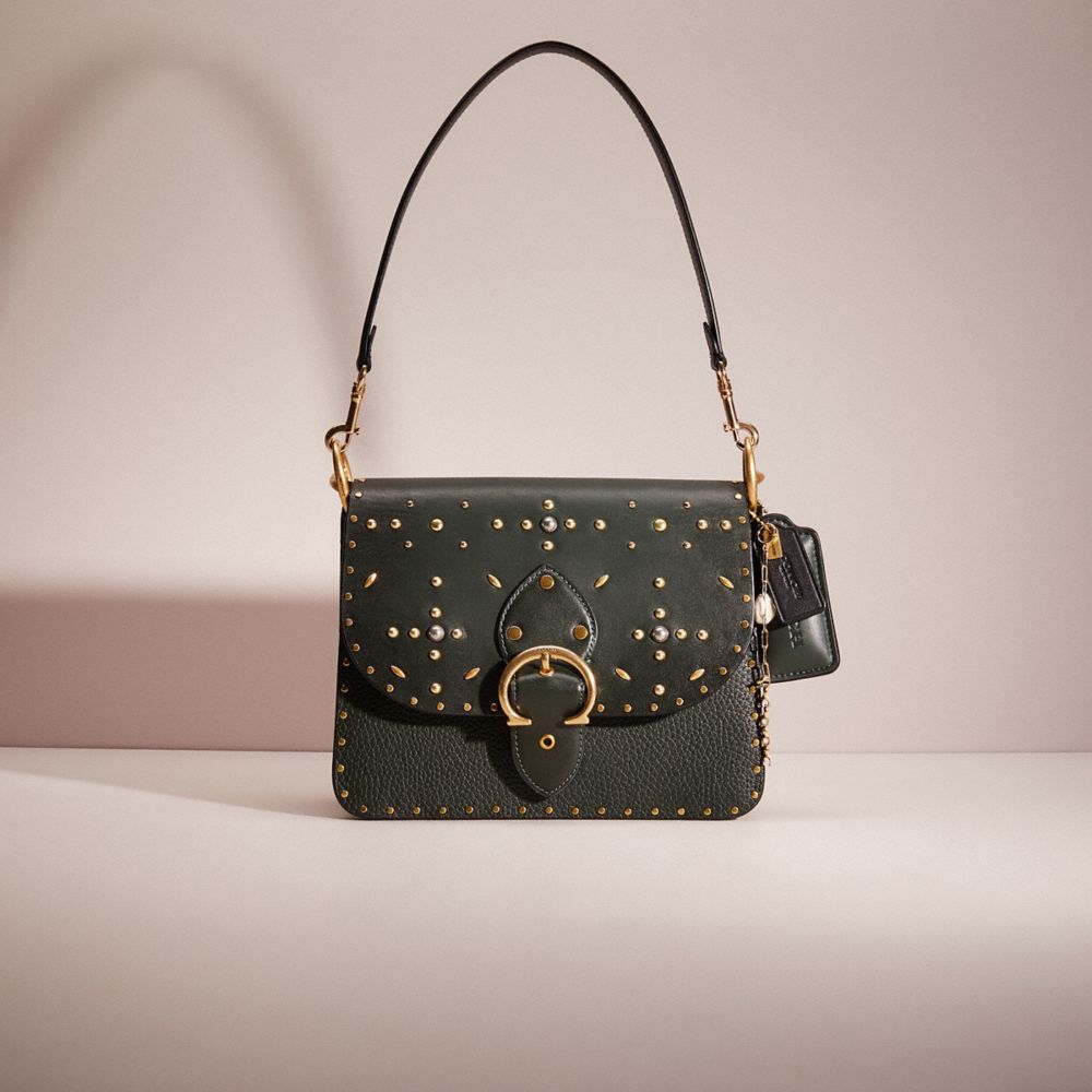 COACH Upcrafted Beat Shoulder Bag With Rivets