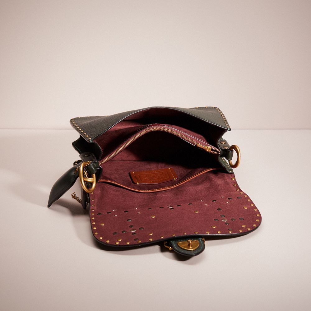 Upcrafted Beat Shoulder Bag With Rivets