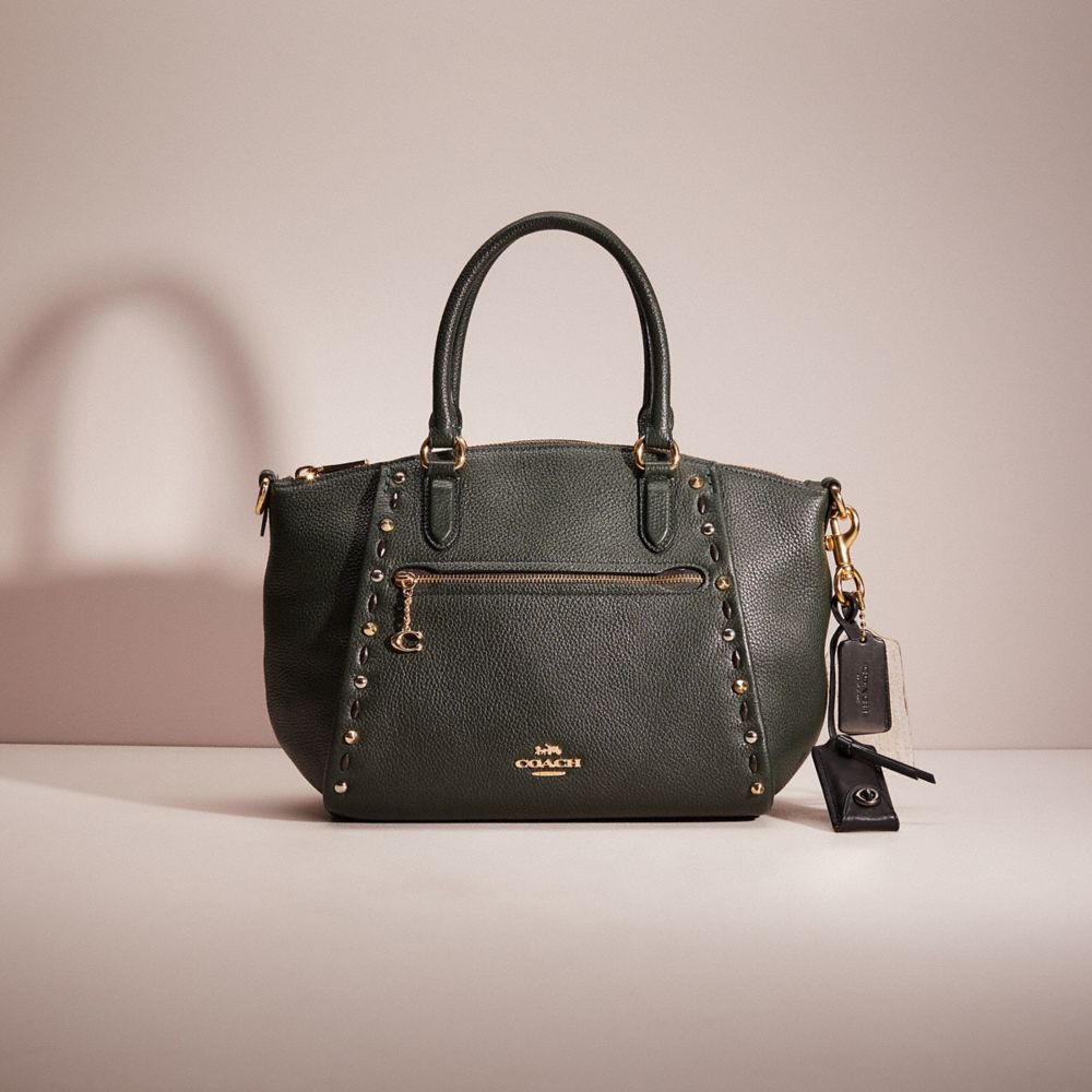 Coach elise satchel black sale