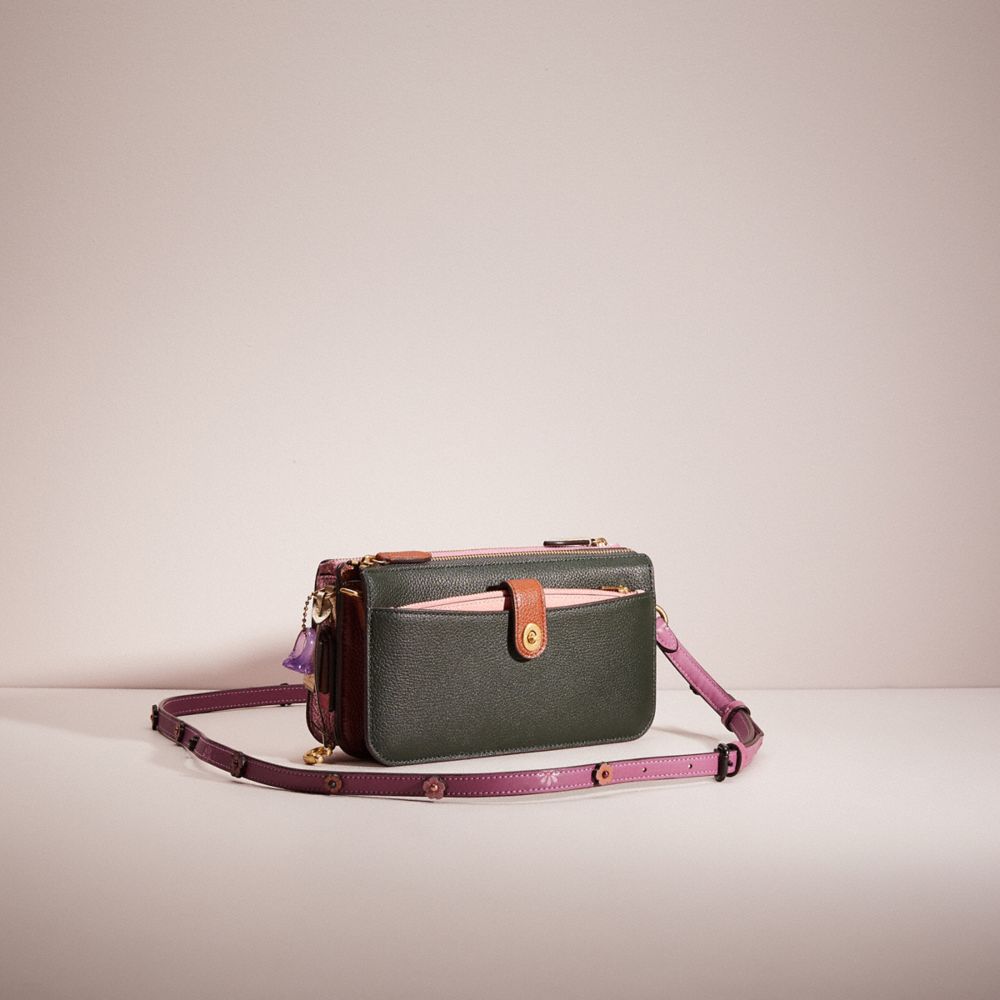 Coach pop up messenger in colorblock sale