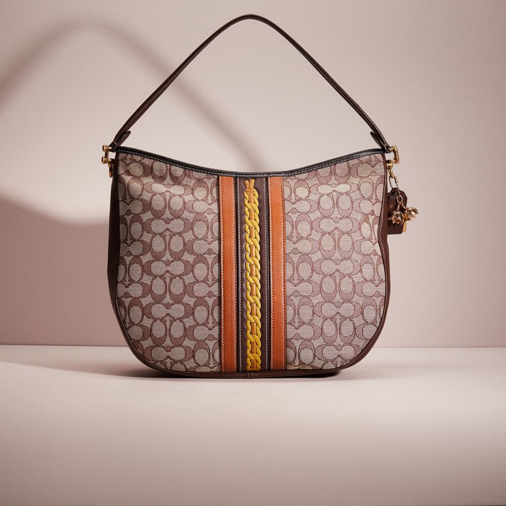 Coach Soft Tabby Hobo In Signature Jacquard