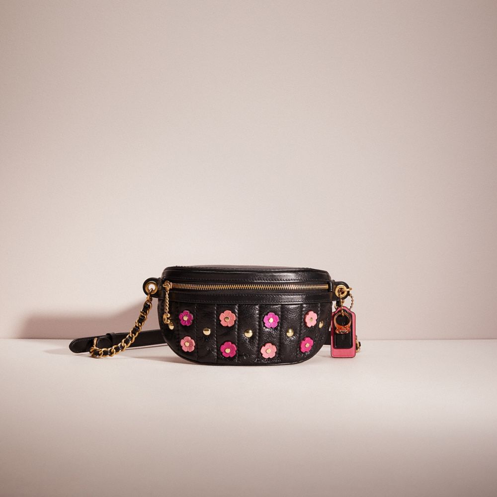 Coach belt bag with deco online quilting