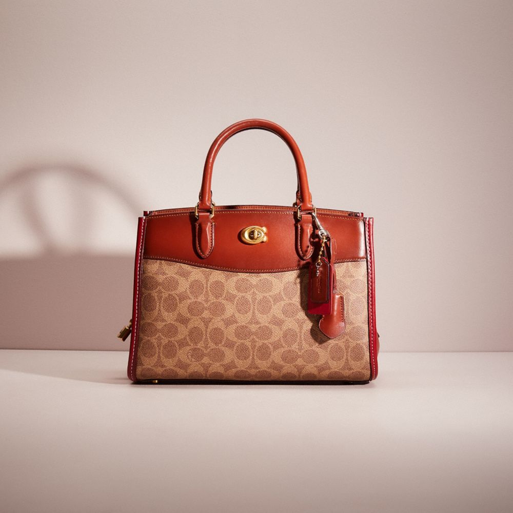 Coach brooke carryall discount in signature leather