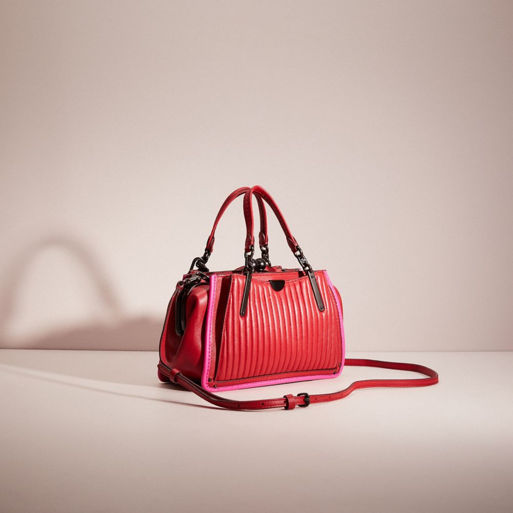 COACH Upcrafted Ruby Satchel 25 In Colorblock in Pink