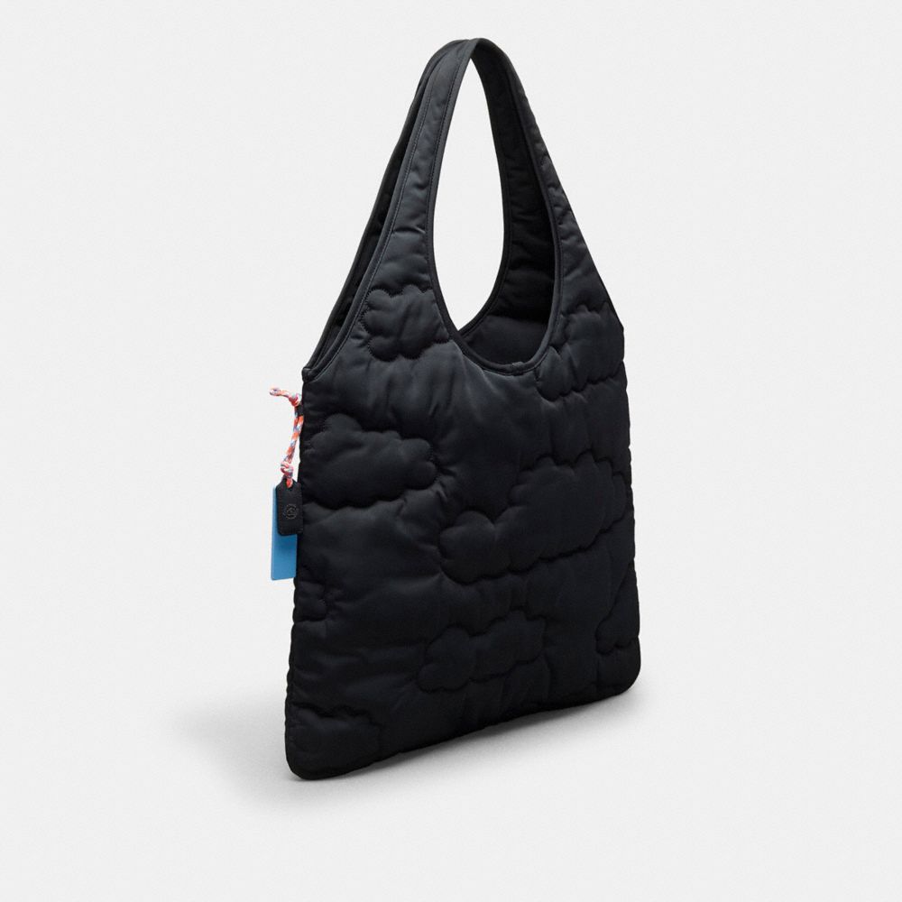 Coachtopia Loop Quilted Cloud Tote - Black Sustainable & Eco Friendly | Sustainable Gifts