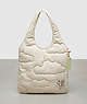 COACH®,Coachtopia Loop Quilted Cloud Tote,Polyester,Large,Cloud,Front View