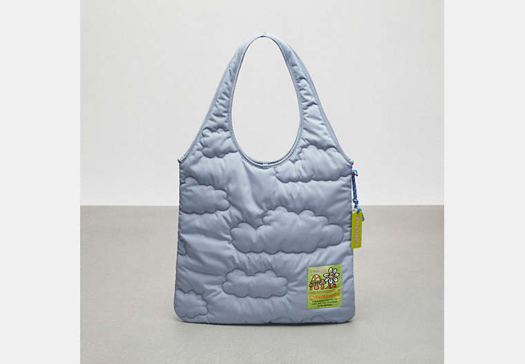 COACH®,Coachtopia Loop Quilted Cloud Tote,Polyester,Mini,Twilight,Front View image number 0