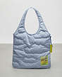 COACH®,Coachtopia Loop Quilted Cloud Tote,Polyester,Large,Twilight,Front View