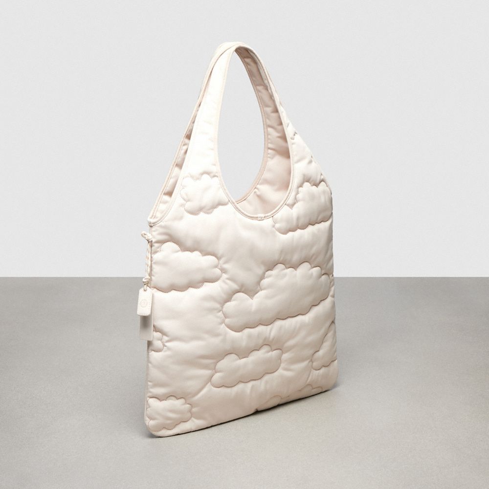 Coach Topia Loop Gesteppte Wolken Tote In White