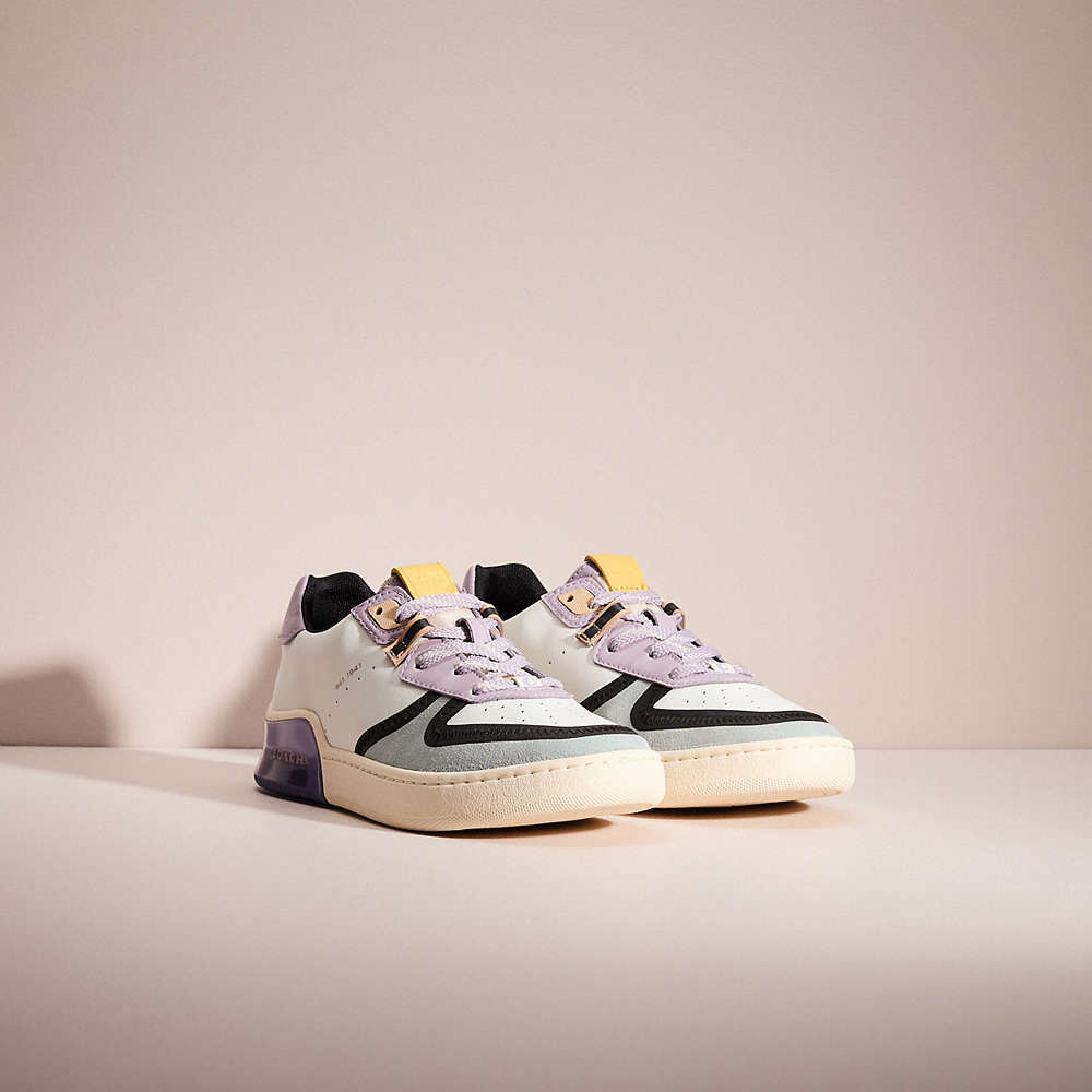 Shop Coach Restored Citysole Court Sneaker In White/soft Lilac