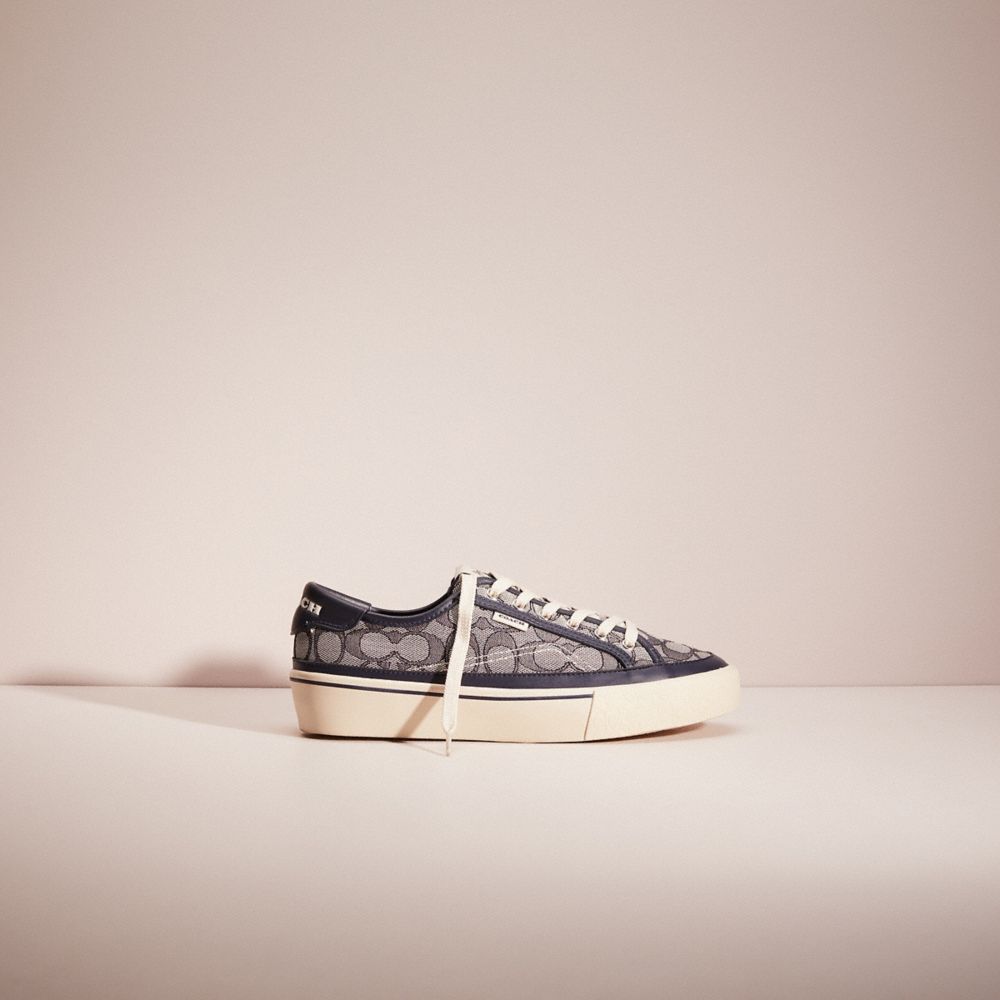 COACH®  Citysole High Top Platform Sneaker In Signature Jacquard