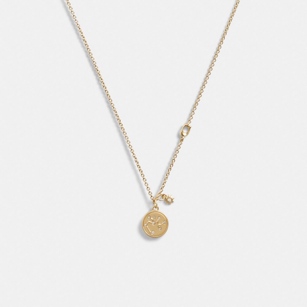 COACH®  Bumble Bee Pretzel Charm Necklace