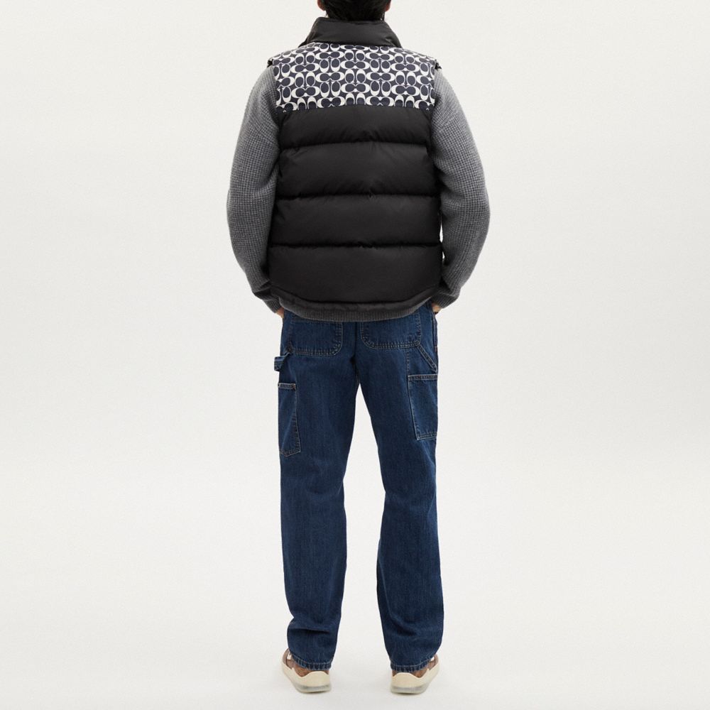 COACH® | Signature Down Vest