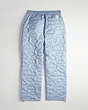 COACH®,Coachtopia Loop Quilted Cloud Pants,Polyester,Twilight,Back View