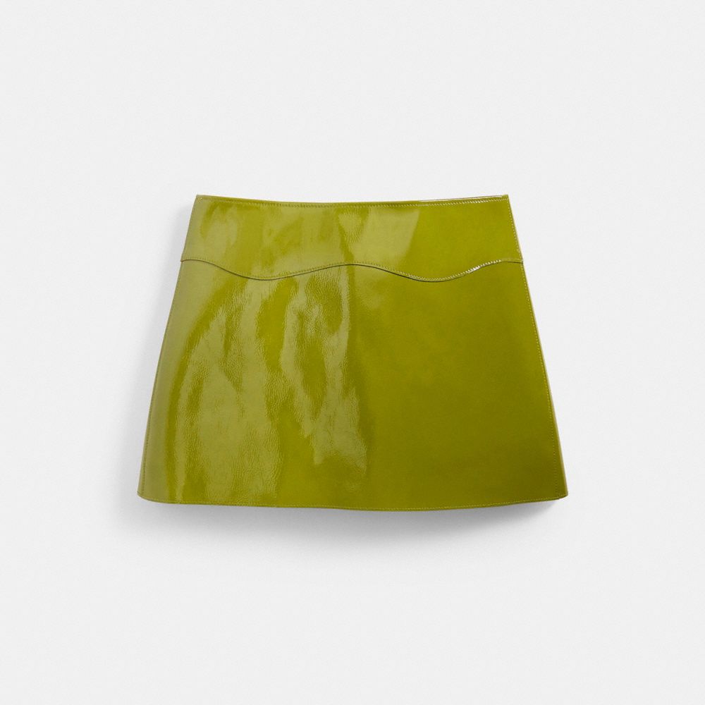 MESH MINI SKIRT - PASTEL GREEN