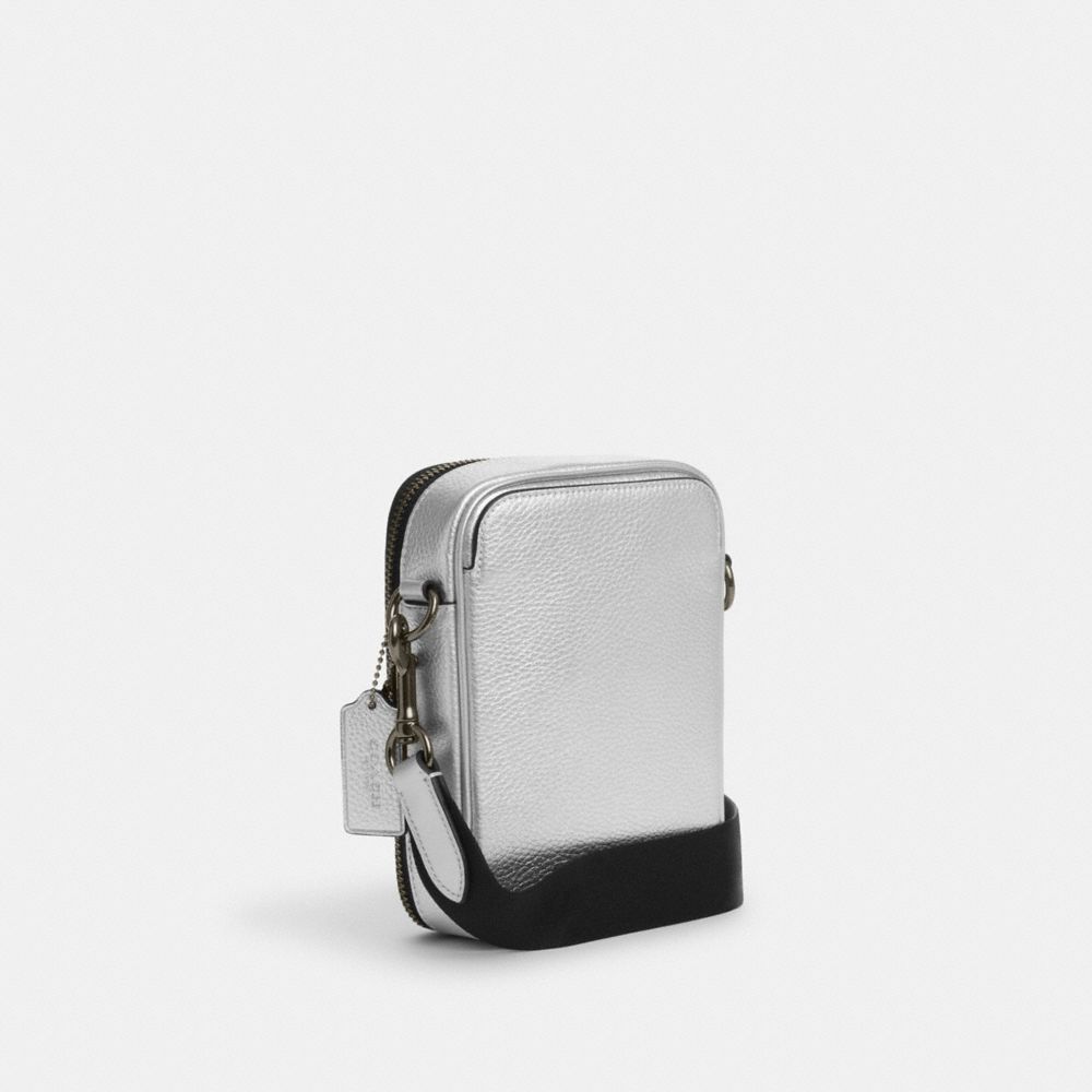 Stanton Crossbody In Silver Metallic