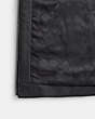 COACH®,LEATHER QUILTED VEST,Leather,Black,Inside View,Top View