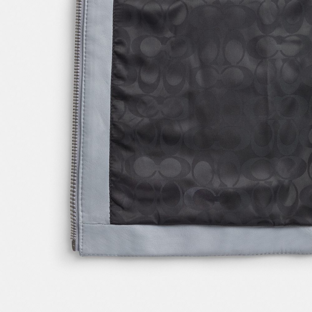 COACH®,レザー キルテッド ベスト,ジャケット＆アウター,