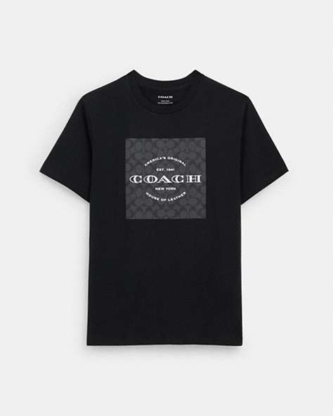 Signature Square T Shirt In Organic Cotton