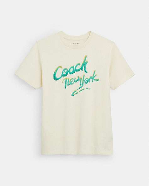 COACH®,ニューヨーク Tシャツ,トップス&パンツ,ｸﾘｰﾑ