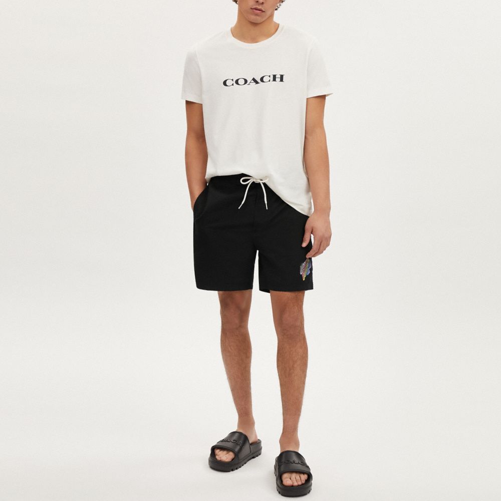 COACH®,レインボー パッチ ボードショーツ,トップス&パンツ,ﾏﾙﾁ