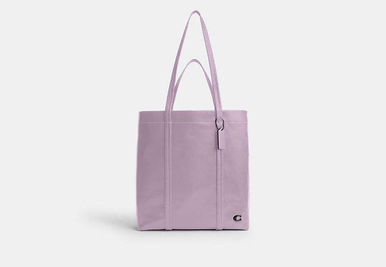 COACH®,HALL TOTE BAG 33,Leather,Large,Soft Purple,Front View image number 0