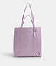 COACH®,HALL TOTE BAG 33,Leather,Large,Soft Purple,Front View