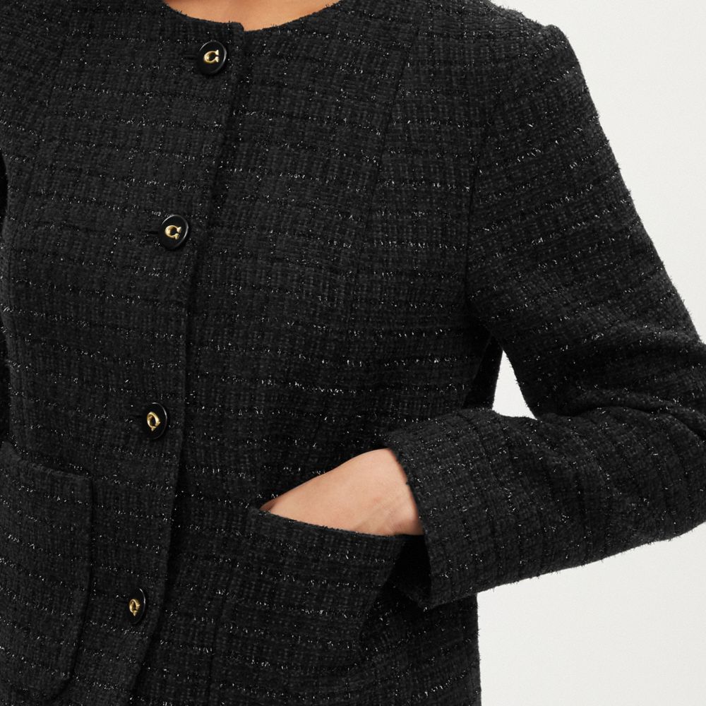 Walle Cropped bouclé wool jacket - Jackets & Blazers