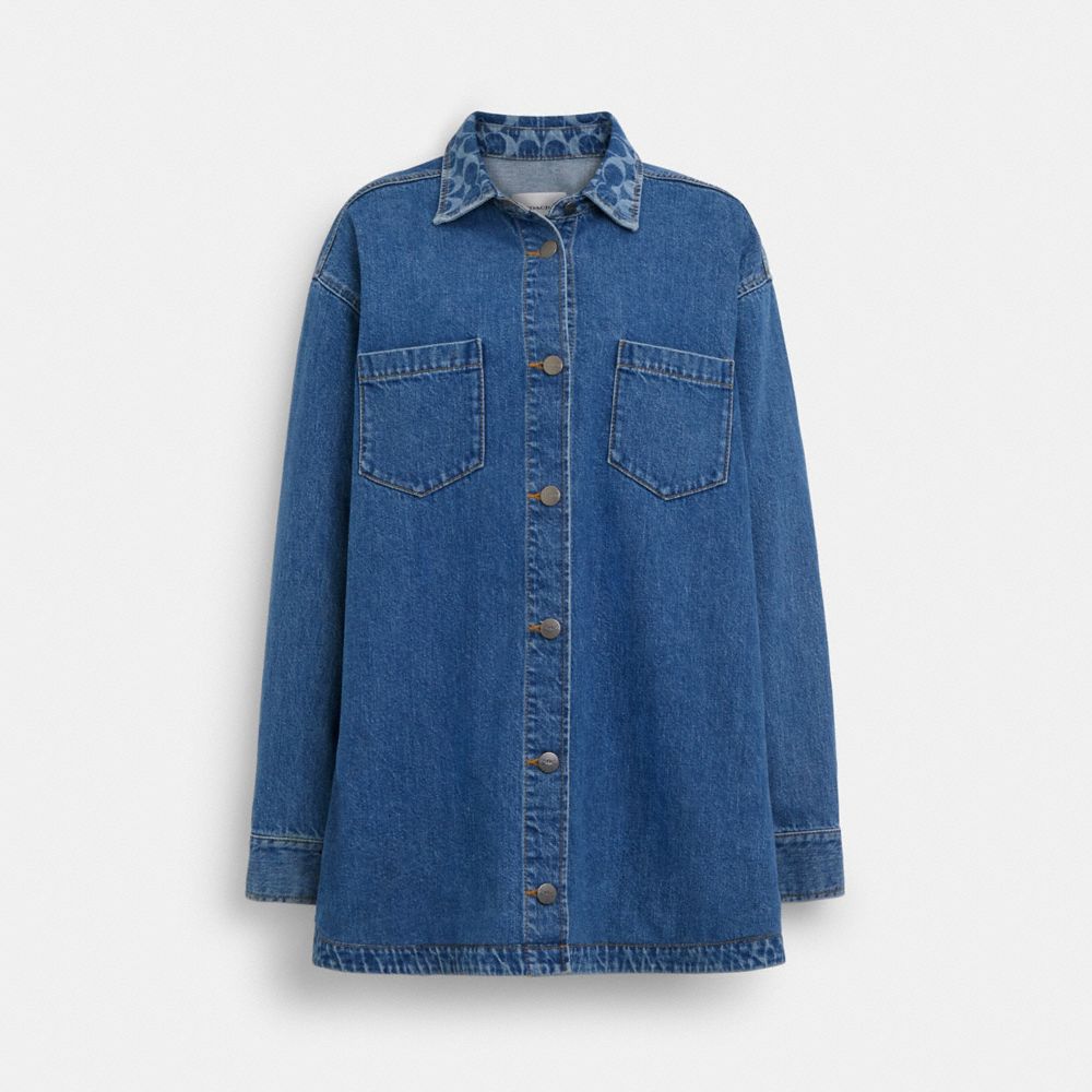 Oversized Denim Shirt