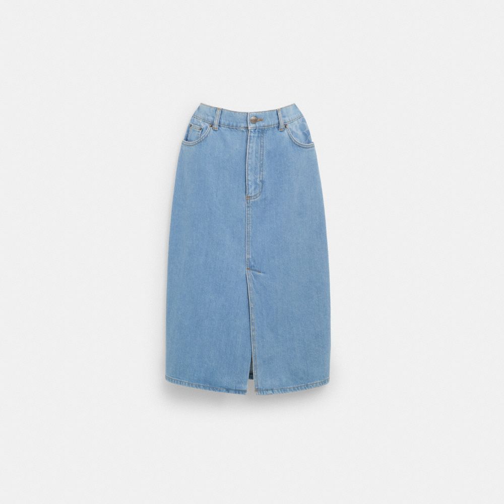 COACH® Outlet | Mid Denim Skirt