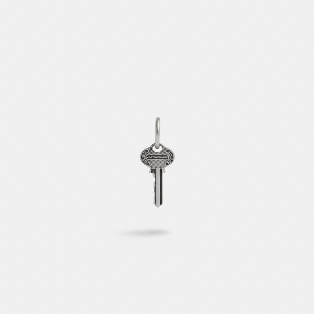 Sterling Silver Key Single Huggie Earring