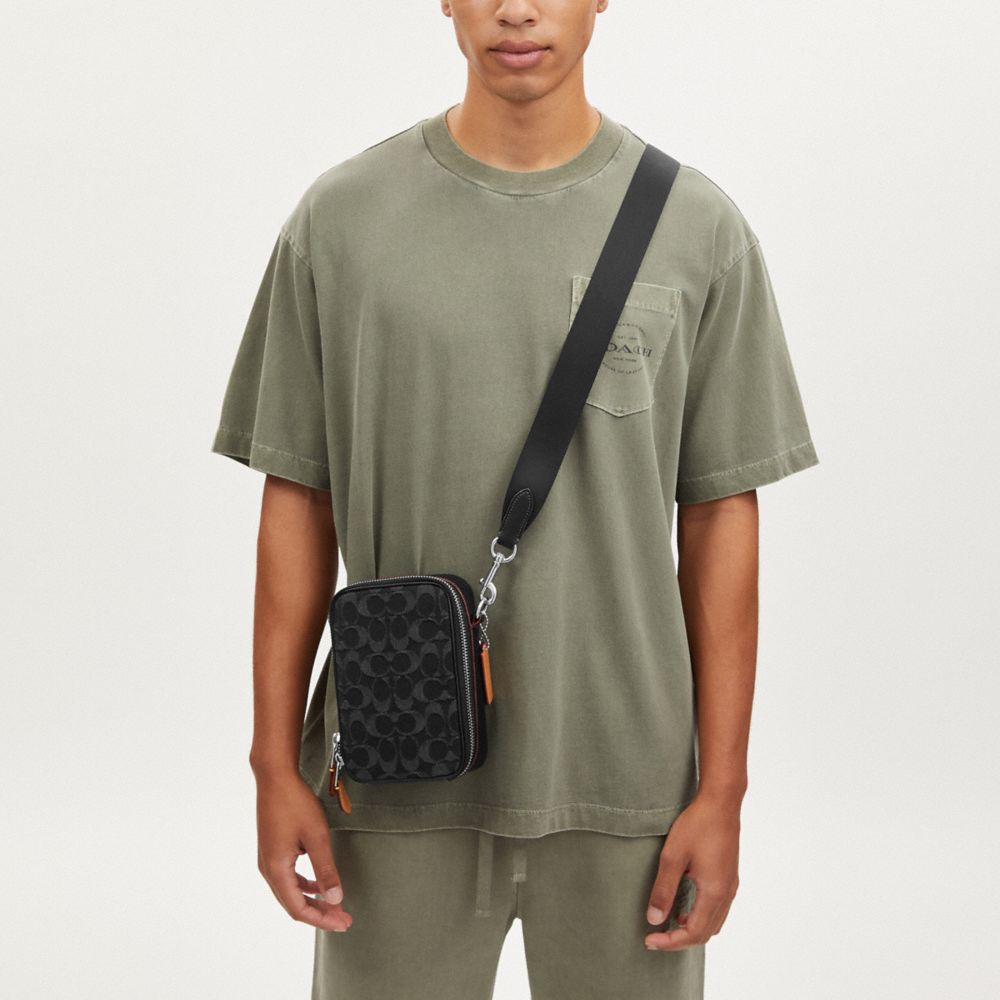 コーチ シグネチャー スタントン クロスボディ ショルダーバッグ 小ぶり COACH コーチ ショルダーバッグ シグネチャー スクエア ミニ