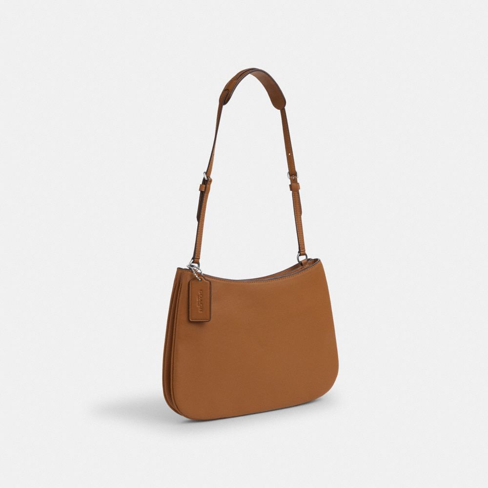 Brown shoulder clearance purse