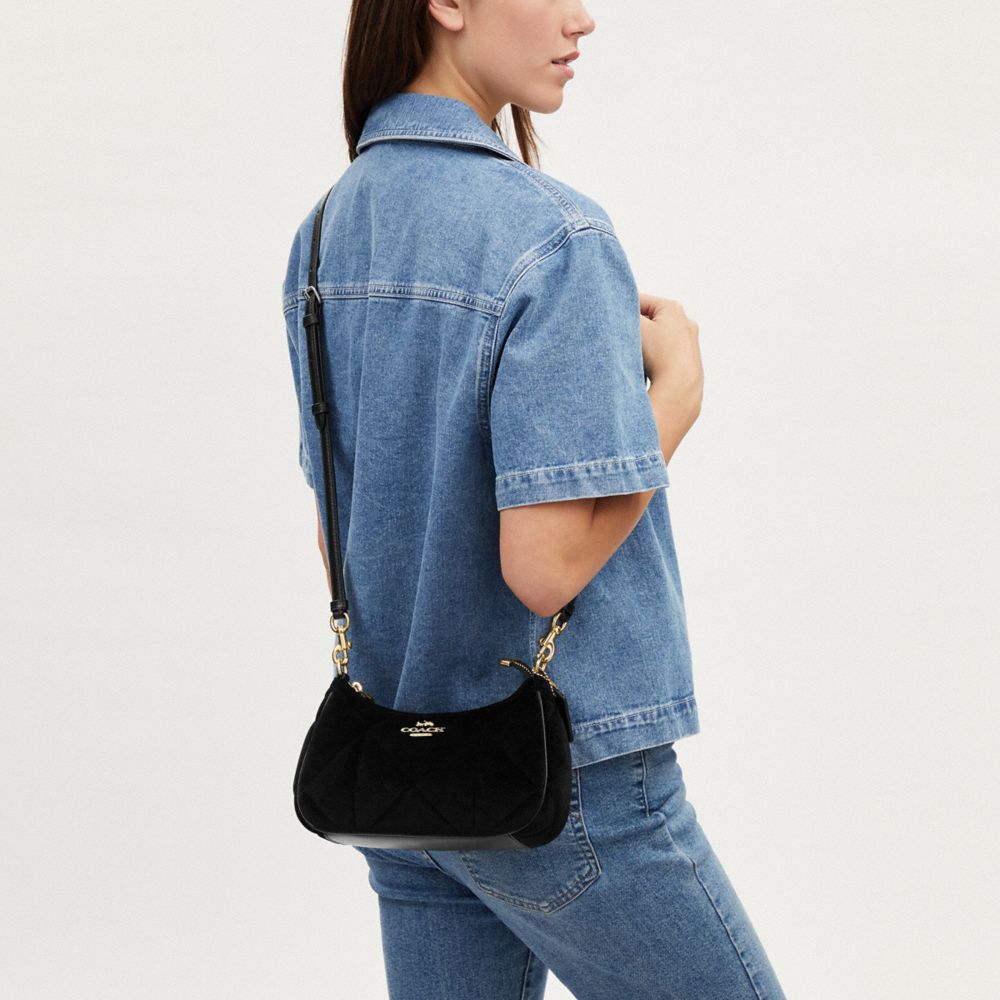 COACH®,Teri Shoulder Bag With Quilting,,Detail View