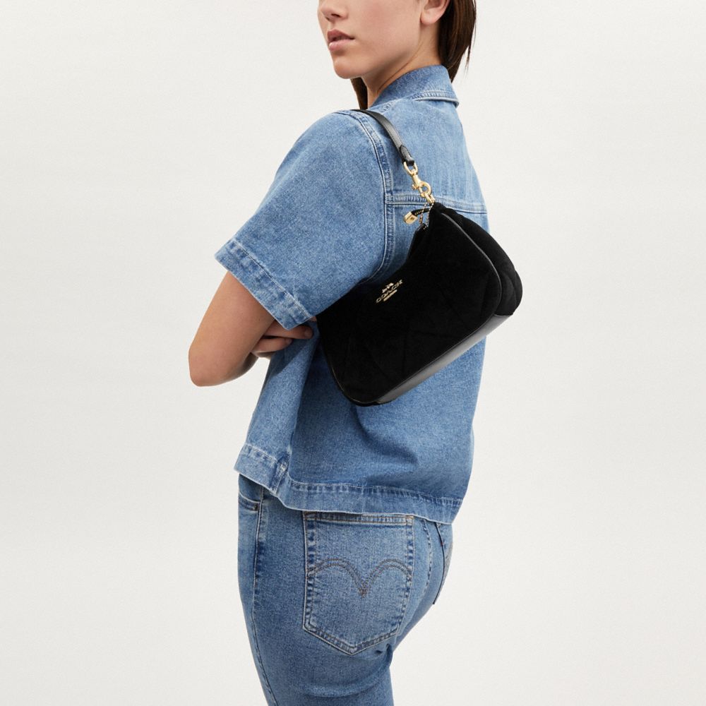 COACH®,Teri Shoulder Bag With Quilting,,Detail View
