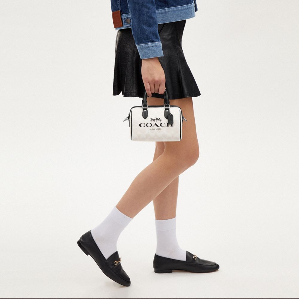 COACH®,Mini Rowan Crossbody In Signature Canvas,,Detail View