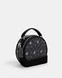 COACH®,CANTEEN CROSSBODY BAG IN SIGNATURE JACQUARD WITH STAR EMBROIDERY,Jacquard,Small,Silver/Smoke/Black Multi,Angle View