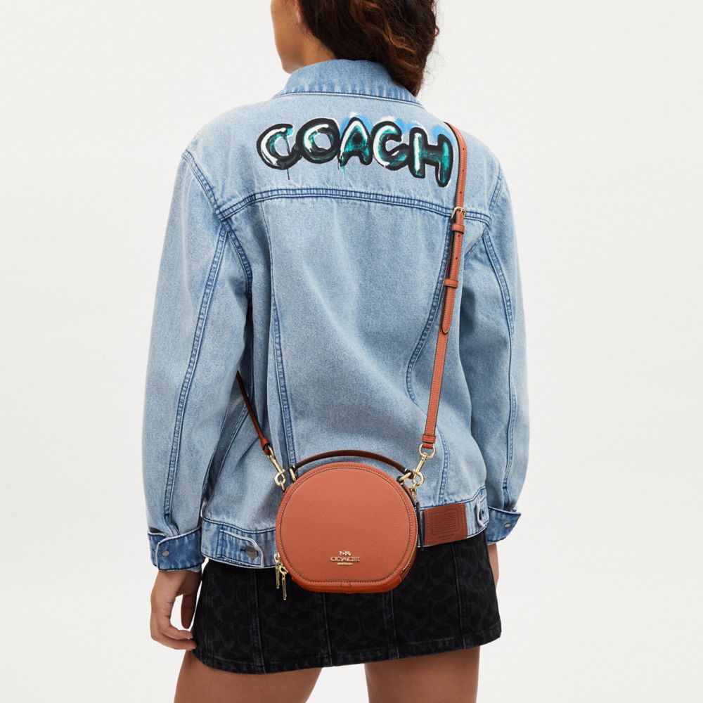 7,500円希少　美品　COACH 35844 キャンティーン レザー クロスボディ バッグ