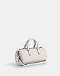 COACH®,LACEY CROSSBODY,Pebbled Leather,Small,Silver/Chalk,Angle View