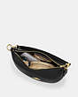 COACH®,ARIA SHOULDER BAG,Pebbled Leather,Medium,Gold/Black,Inside View, Top View