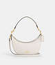 COACH®,ARIA SHOULDER BAG,Pebbled Leather,Medium,Gold/Chalk,Front View