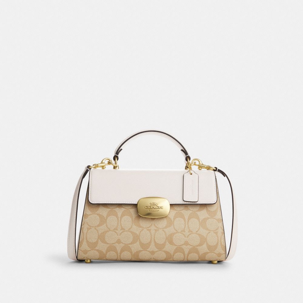 COACH® | Eliza Top Handle In Signature Canvas