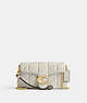 COACH®,TABBY CROSSBODY WRISTLET WITH PILLOW QUILTING,Nappa leather,Mini,Buy Now,Brass/Chalk,Front View