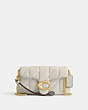 COACH®,TABBY CROSSBODY WRISTLET WITH PILLOW QUILTING,Nappa leather,Mini,Buy Now,Brass/Chalk,Front View