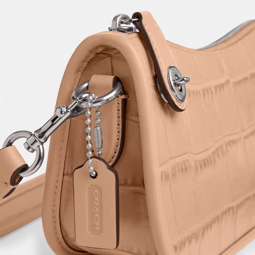 未使用 COACH コーチ スウィンガーバッグ 茶色 2wayショルダー斜め掛け ...