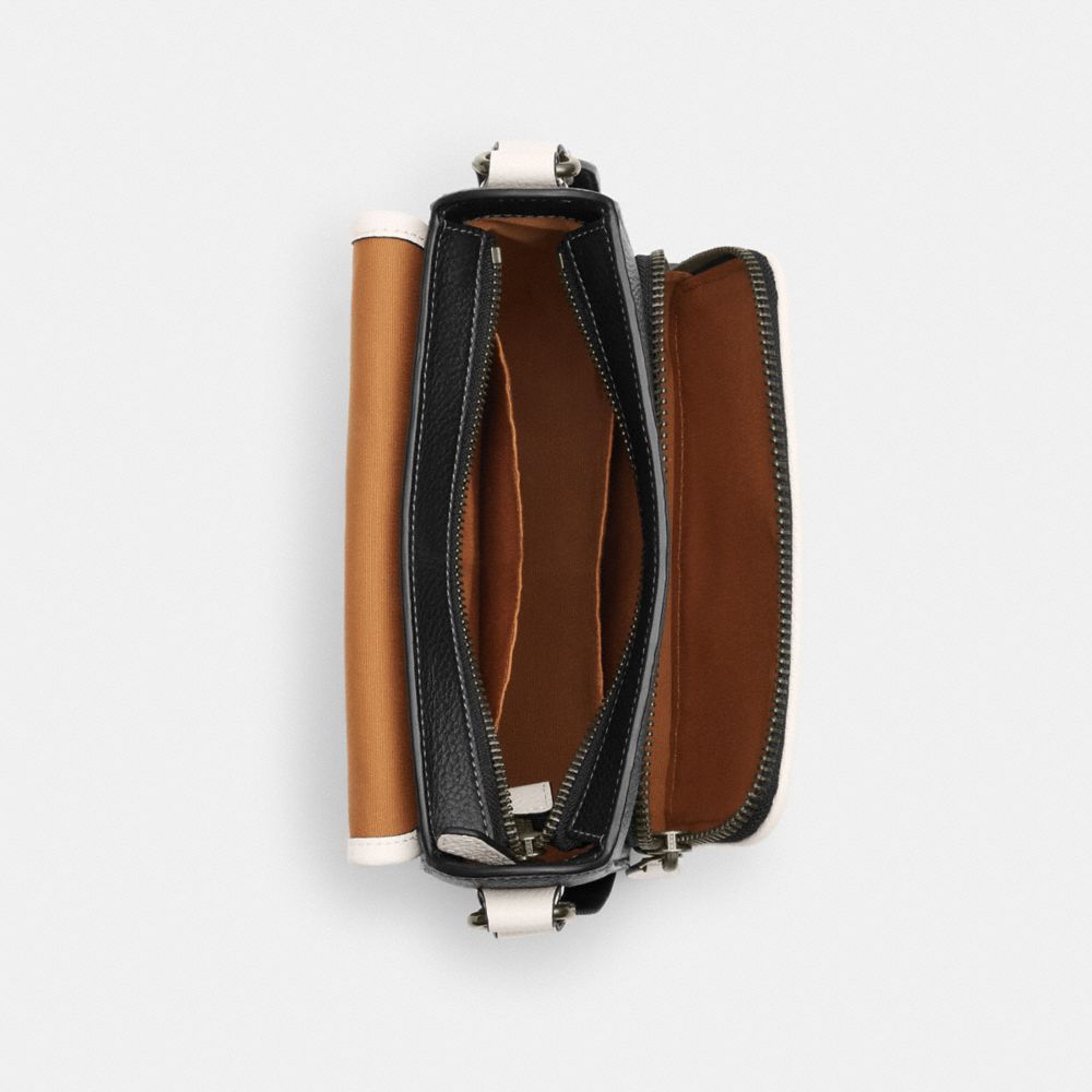 COACH®,Sullivan Flap Crossbody Bag,,Inside View,Top View