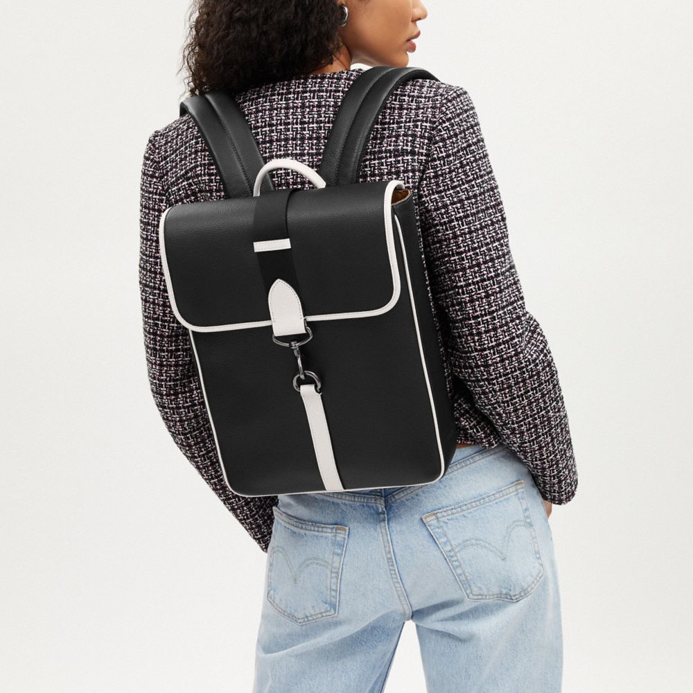 COACH®,Blaine Backpack,,Angle View