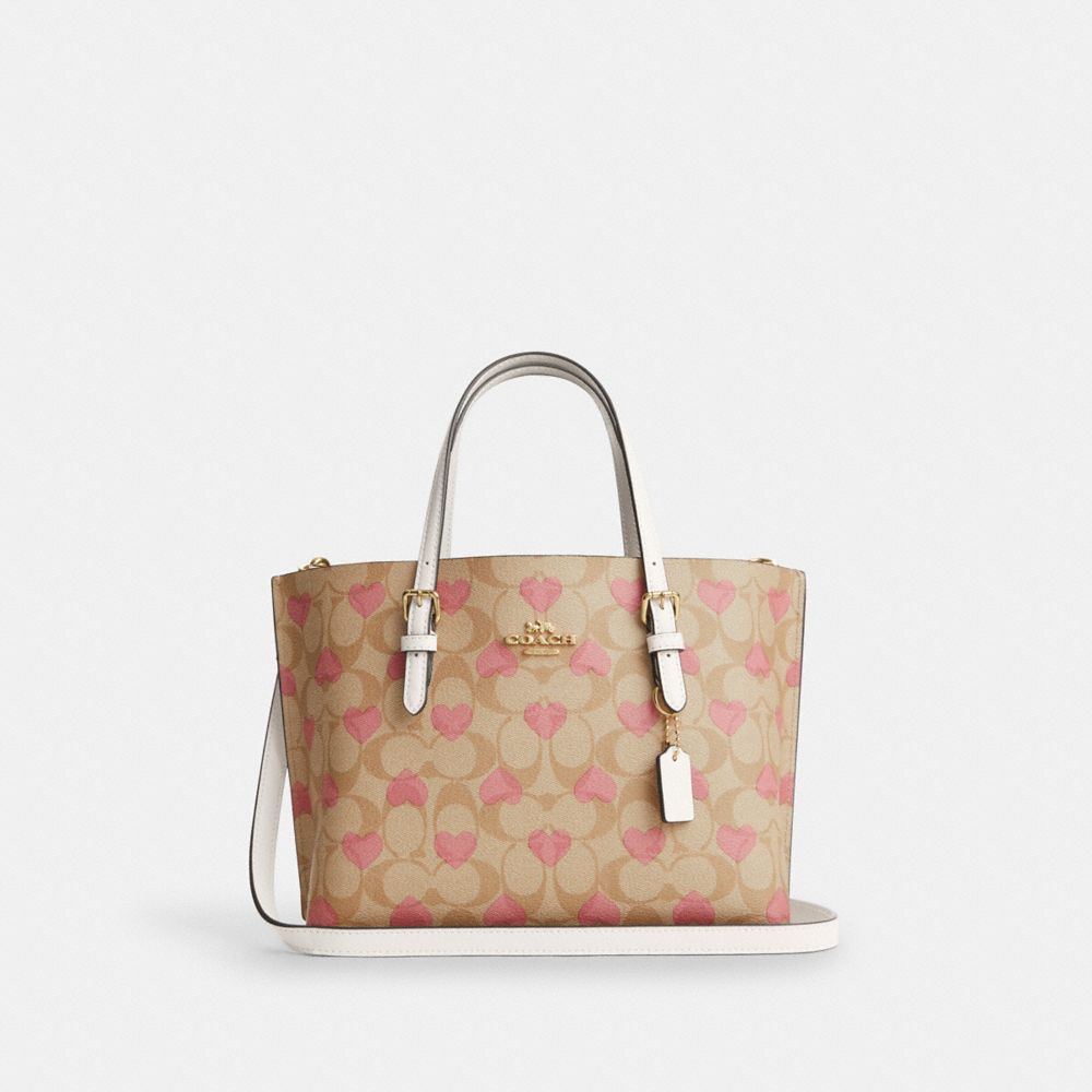 Coach heart print purse new arrivals